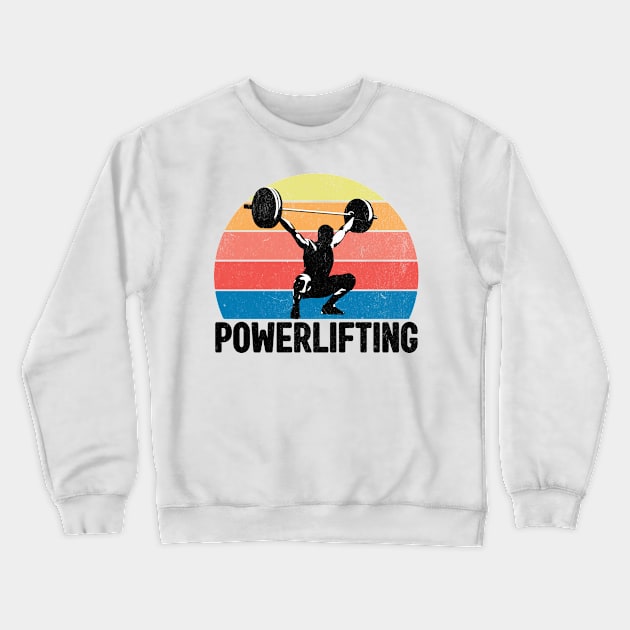 Powerlifting Crewneck Sweatshirt by HB Shirts